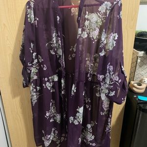 Torrid sheer baby doll. Purple. Size 0 (14)